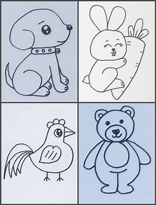 12K views · 615 reactions | Learn to Make Animal Drawings in Easy Steps | Simple Drawings | Facebook