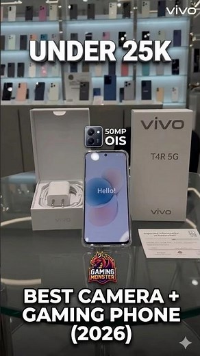 Vivo T4R 5G Review: Best Gaming & 4K Camera Phone Under 25k! (2026) #vivot4r #shorts