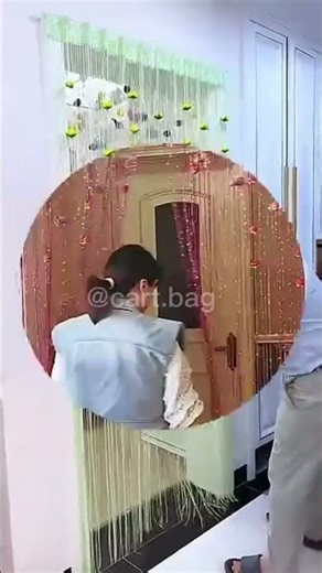 Elegant Thread & Bead Door Curtain #amazonfinds #homedecor #homeimprovement