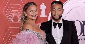 Chrissy Teigen Jokes About Her 2021 Tonys Dress: 'BroaDDway, Hunny!'