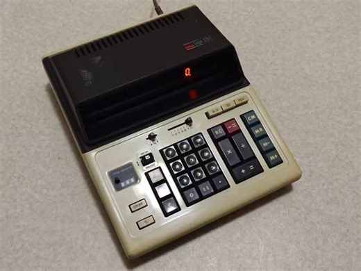 SHARP Compet 228V 着弾！中々見かけないモデル。アイテムカウンタが電磁カウンタ方式でCanola L-163を彷彿とさせる。