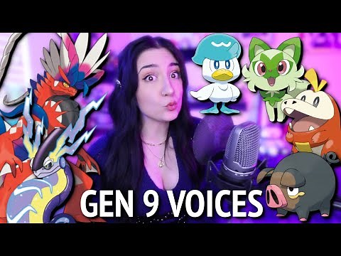ALL Pokemon Voices for Gen 9 - Scarlet/Violet
