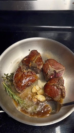 LAMB LOIN CHOPS WITH GARLIC MASH & DIJON PAN SAUCE 🥩✨