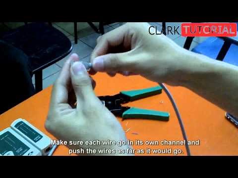 HOW TO MAKE STRAIGHT THROUGH CABLE