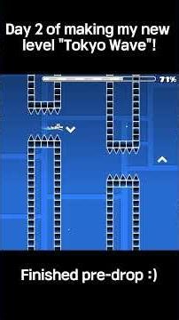 DAY 2 OF "TOKYO WAVE" #gd #geometrydash #shorts #fyp #gaming #japan #tidalwave #epic #rocketleague