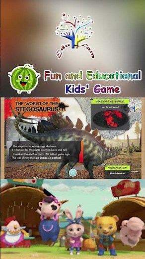 🦕🌿 Stegosaurus Safari! | Meet the Spiky-Tailed Giant! 💖✨