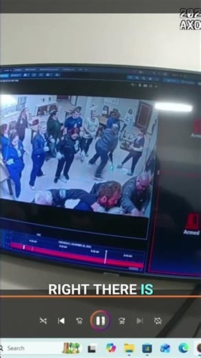 Security Footage Captures Shocking Assault! #shorts