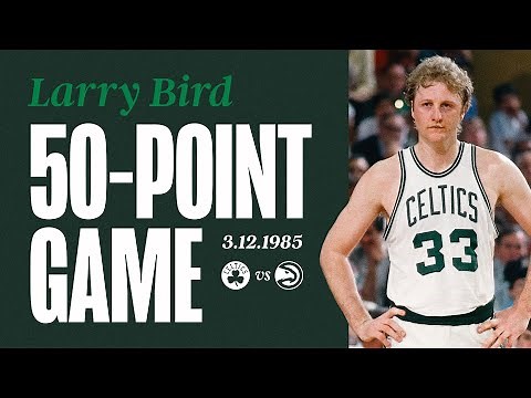 Celtics Legend Larry Bird scores career-high 60 points versus Atlanta Hawks