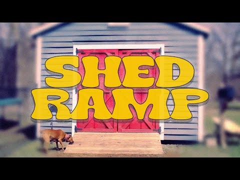 EASY DIY Shed Ramp From Reclaimed Materials