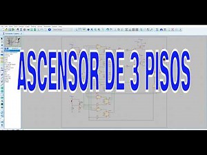 Simulación de un Ascensor de 3 Pisos: Proteus 8 profesional