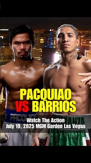 Duel tinju seru Manny Pacquiao Vs Mario Barrios 2025 #boxing #mannypacquiao