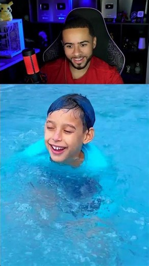 He peed in the pool!