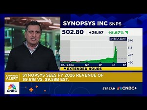 Synopsys CEO Sassine Ghazi talks quarterly results as stock pops more than 7%