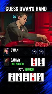 GUESS WHAT HE HOLDS? #poker #bestpokermoments #cards #shorts