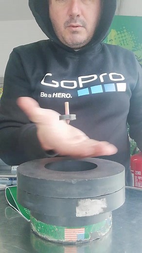 Magnetic Levitation Experiment with Firework Device