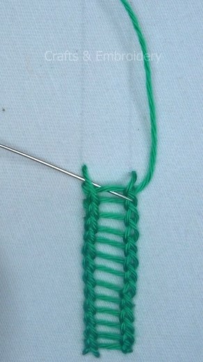 🔥💚Very unique basic hand stitch sewing tutorial by hand!👌 #handmade #everyone #cute #reels #useful #diy #easy #viralreelsfb #satisfying #design #trending #diycrafts #viral #Embroidery #tutorial #stitch #support #fypシ゚viralシ #embroidery #viralvideo #fypシ #borderline #viralreels #virals #reelsfb #fypシ゚ #border #fbreels #reelsvideo | Crafts & Embroidery