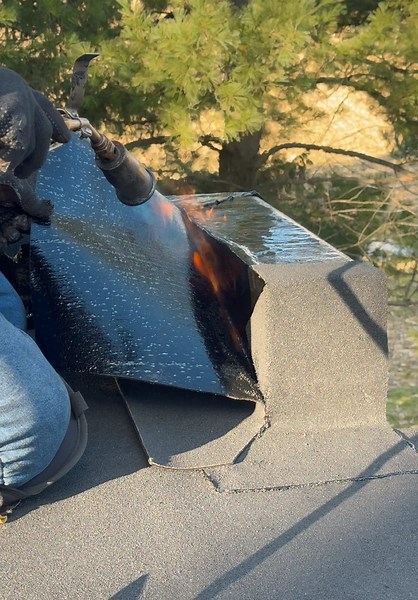 Flat roof prep & installation #roofing #toronto #torontohomes