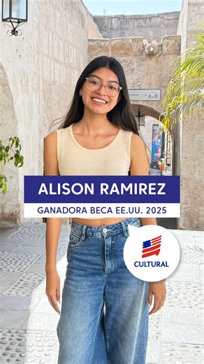 195K views · 740 reactions | Por primera vez, Alison viajará a Estados Unidos ✨ Gracias a la Beca EE. UU. 2025 del Cultural, cumplirá uno de sus mayores sueños: llegar a Nueva York, perfeccionar su inglés y vivir una experiencia que recordará para siempre. | CULTURAL | Facebook