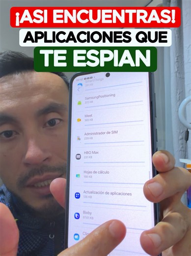 APRENDE! Así es la forma de encontrar aplicaciones espía, aquí te enseño paso a paso. #learnontiktokcontest #todayilearned #didyouknow #edutok #trucos