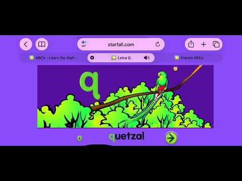 Starfall - Spanish Letters P-U