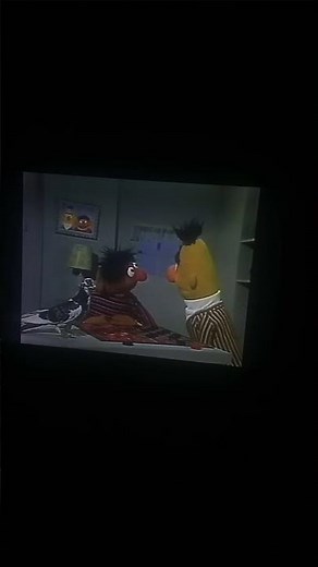 Sesame Street Ernie & Bert Play Checkers With Bernice