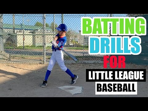 Baseball Batting Drills (Little League Baseball)