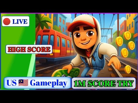 Subway Surfers LIVE 🔴 | 1M Score Challenge | High Score Gameplay?