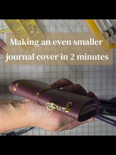Creating a Tiny A7 Journal Cover in Just 2 Minutes