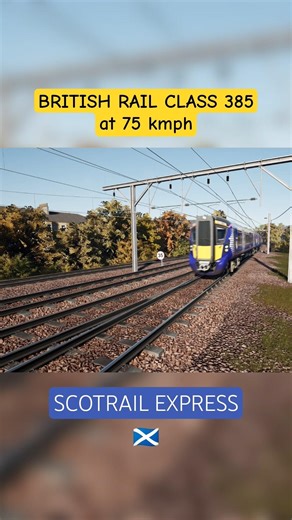 British Rail Class 385 #trainsimworld #britishrailways #shorts #trainspotting #shortvideo
