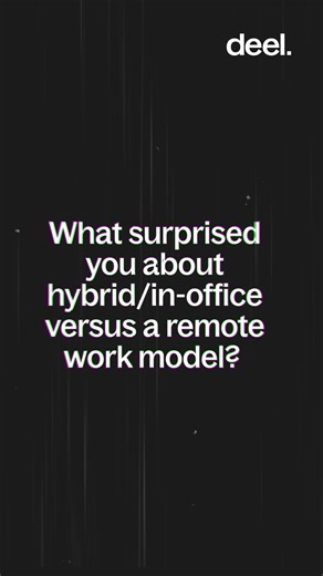 6 comments |  Think hybrid and remote work are basically the same? The differences, and the surprises, might change how you see your workplace. | Deel | Facebook