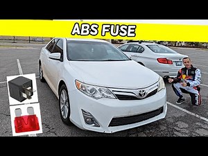 TOYOTA CAMRY ABS FUSE LOCATION, ABS BRAKE FUSE 2012 2013 2014
