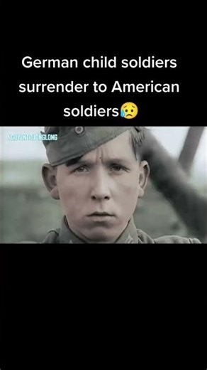 German children surrendering #shortvideo #war #ww2