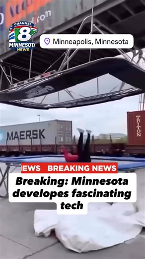 Channel 8 Minnesota on Instagram: "BREAKING NEWS Minneapolis, Minnesota: A dramatic demonstration at a local rail yard is turning heads tonight as new heavy lift technology is unveiled. Witnesses watched as a suspended shipping container was lowered onto a specialized landing platform in what developers are calling a breakthrough in industrial safety and cargo handling. Officials say the innovation could change how freight is moved across the Midwest, reducing risk for workers and increasing eff
