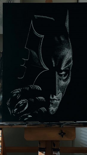 The Dark Knight #batman #micrography #wordart #thedarkknight #xyz