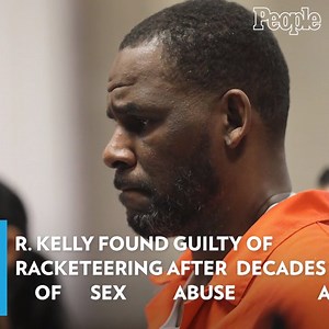 R&B singer and songwriter R. Kelly was found guilty of racketeering charges in a federal courtroom in Brooklyn, N.Y. Monday following decades of sex abuse allegations. https://peoplem.ag/3iaG1NS | People