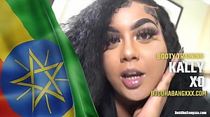 BuddhaBangxxx&period;com presents - Big Booty Anal Training - Ethiopian Booty - Kally XO - Sex Machine - Big Dildo - Doxy Wand&period; at Lucasporn.com