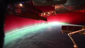 640K views · 11K reactions | Another time lapse of the solar particle event last month. I accidentally captured parts of the window frame but I think it adds to the ISS feel. Nikon Z9 | 14mm | Nov 12, 2025. | NASA Astronaut Jonny Kim | Facebook