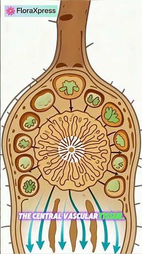 How Water Moves Inside a Plant | Scientific Diagram Animation #flowers #phytomining #xylem