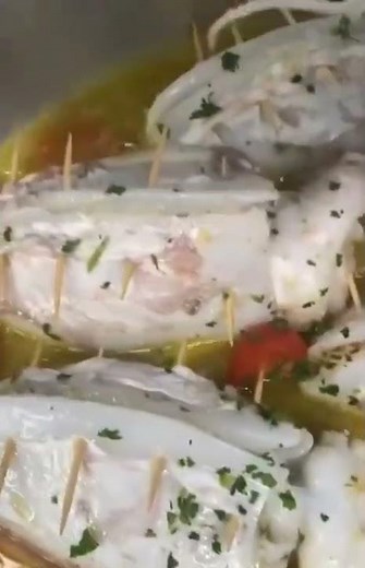 Seppia ripiena al Tegame