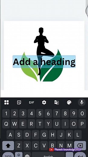 Yoga Logo Design in Canva | 100 Days Logo Challenge Day 45 🧘‍♀️