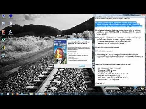 Tutorial de instalação Railworks 3 train simulator 2012.