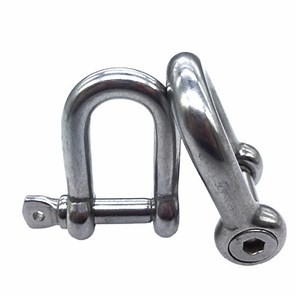[Hot Item] European Type 8mm Stainless Steel D/Dee/Anchor/Chain/Lifting/Bolt Type Anchor Shackle with Screw Pin