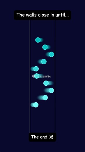 The end is surprising ☠️ #satisfying #bouncingball #simulation #coding #adhd