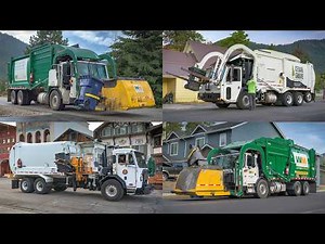 Garbage Trucks: Garbage Day in Leavenworth, WA!