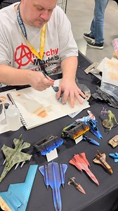 8.9K views · 1.2K reactions | Brian from Anarchy Stencils is here @adepticon showing just how easy it is to add textures using his stencils and Iwata airbrushes! #iwataairbrush #airbrush #iwatamedea #iwatafamily #anarchystencils #adepticon #adepticon2025 | Iwata Airbrush | Facebook