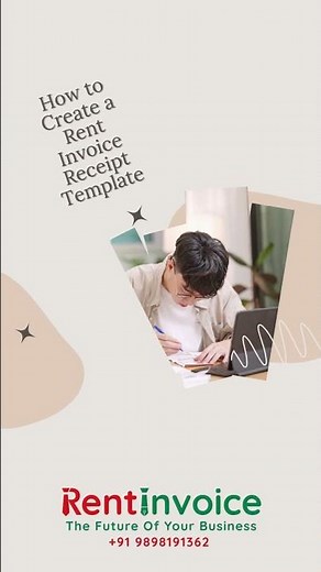How to Create a Rent Invoice Receipt Template #eventmanagementsoftware #billingapp #rent #rental