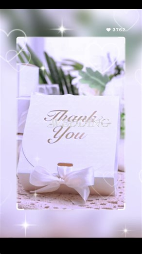 🤍 Say thank you in style! Our White Thank You Box with Ribbon adds elegance to every gift. 🎀✨