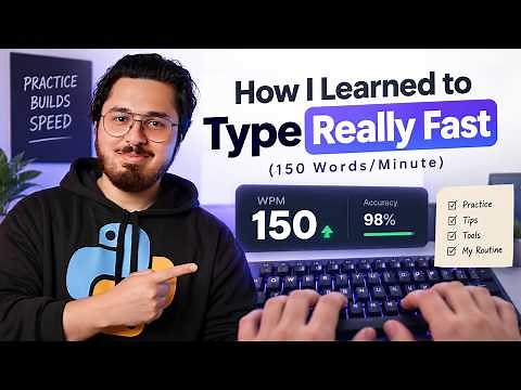 How I Learned to Type Really Fast (150 Words/Minute)