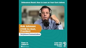 📢 It's time for a "Relevance Reset"! Join us on the "Can You Hear Me? Podcast" with Rob Johnson and Eileen Rochford as they shed light on the importance of staying relevant in today's business landscape. Learn how to leverage your core values and adapt to changing market conditions. 🏆 Listen and thrive today: https://podcasts.apple.com/us/podcast/relevance-reset-how-to-lean-on-your-core-values/id1567769910?i=1000630206297 #StayRelevant #BusinessSuccess #Podcast #b2b #CoreValues | Rob Johnson