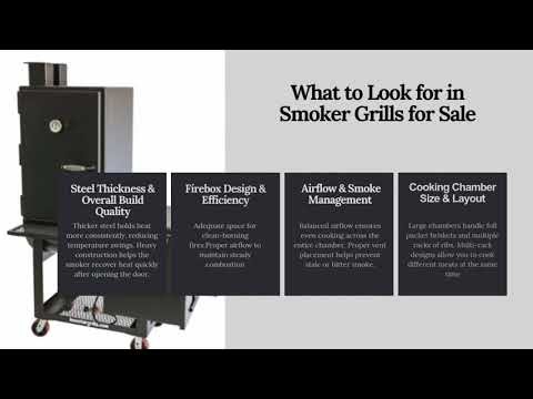 Premium Smoker Grills for Sale – Designed for Low & Slow Cooking